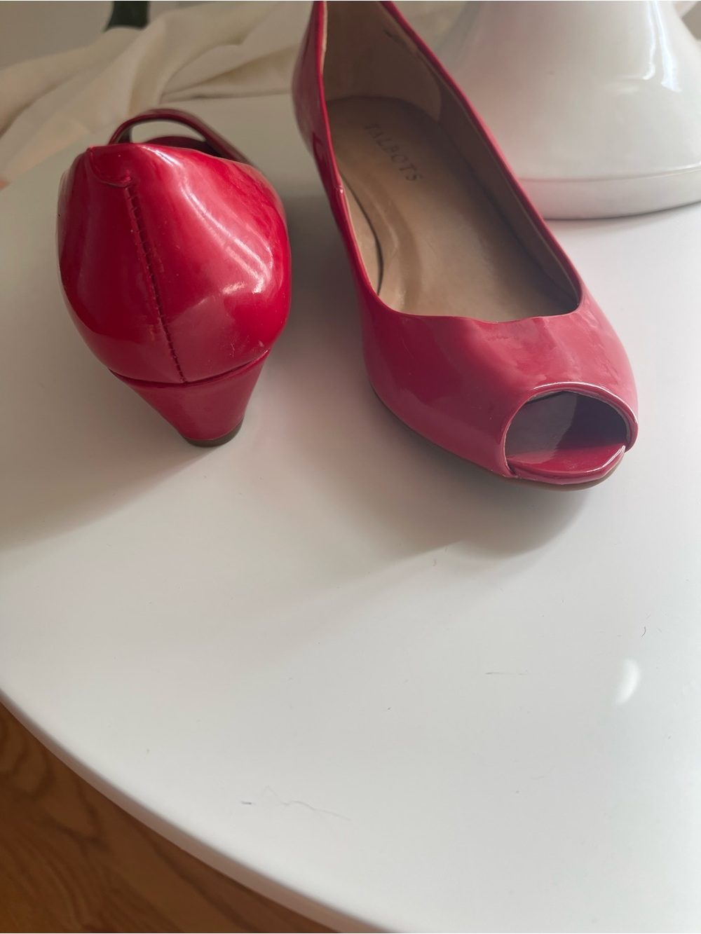 Talbots Red Open Toe - Picture 4 of 6